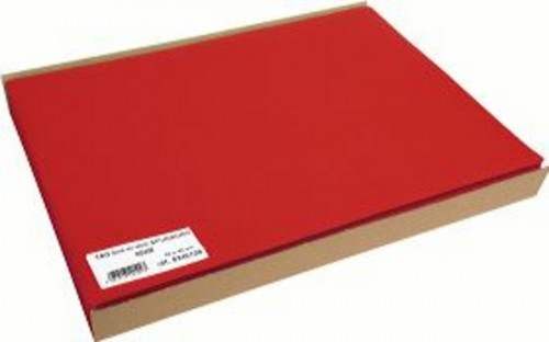 Set de table rouge plastique 30x40 cm (100 pièces)