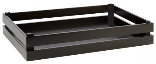 Caisse GN1/1 bois brun 55,5x35x10,5 cm Superbox Aps