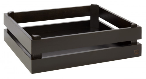 Caisse GN1/2 bois brun 35x29x10,5 cm Superbox Aps