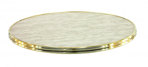 Plateau de table d'extérieur mermer Ø 60 cm Werzalit Flexmob
