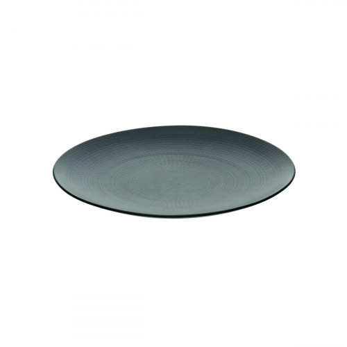 Assiette coupe plate rond pierre de lave grès émaillé Ø 28 cm Modulo Nature Degrenne