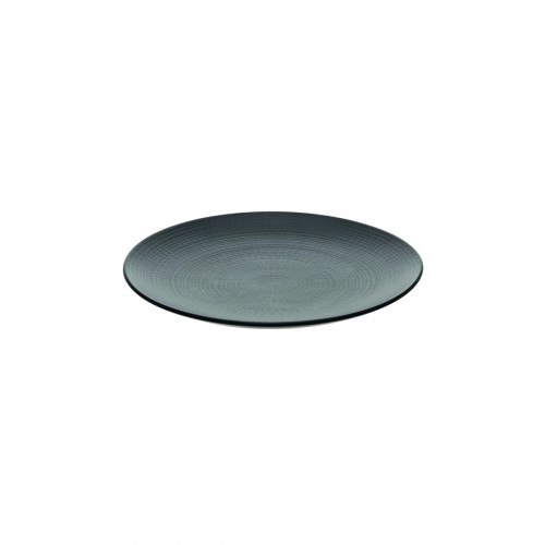 Assiette coupe plate rond pierre de lave grès émaillé Ø 21 cm Modulo Nature Degrenne