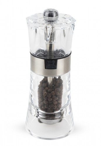 Moulin à poivre transparent Ø 5,8 cm 14 cm Oslo Peugeot Saveurs
