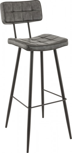 Tabouret de bar gris anthracite 92x37x50 cm Maurice Flexmob