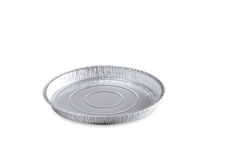 Tourtières rond gris aluminium Ø 32,8 cm 1,46 cm 93,5 cl (200 pièces)