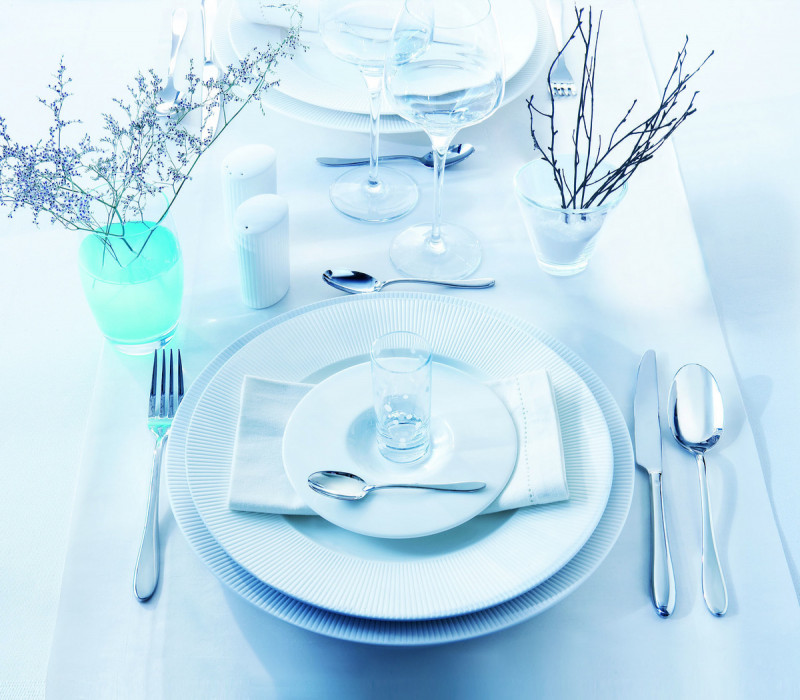 Cuillère à sauce argent inox 18/10 18,5x3,75x1,7 cm Lazzo Chef & Sommelier