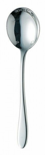 Cuillère à soupe argent inox 18/10 21x4,2x2,3 cm Lazzo Chef & Sommelier