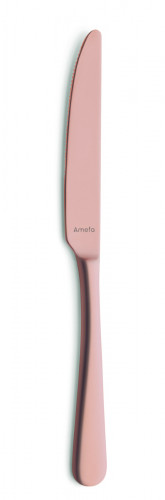Couteau de table monobloc cranté cuivre 23,5 cm Austin Pvd Cuivre Amefa