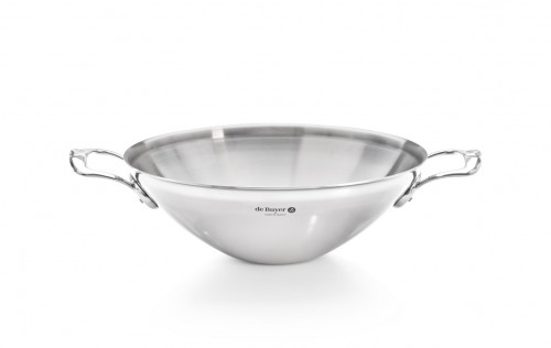 Poêle wok rond inox Ø 32 cm 12 cm 4 L Affinity De Buyer