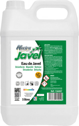 Eau de javel à 2,6% 5 L 5 doses