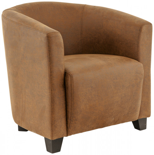 Fauteuil brun clair 70x72x69 cm Cuba Flexmob