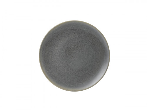 Assiette coupe plate rond gris porcelaine Ø 27,3 cm Evo Granite Dudson