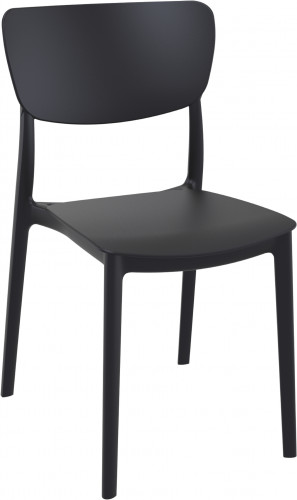 Chaise d''extérieur noir 82x45x53 cm Monna Flexmob