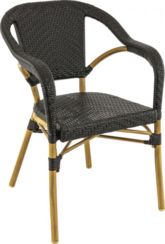 Fauteuil noir 82x56x61 cm Madeleine Flexmob