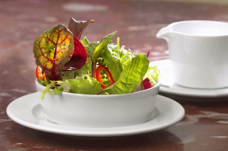 Assiette plate rond blanc porcelaine vitrifiée Ø 25,1 cm Access Rak