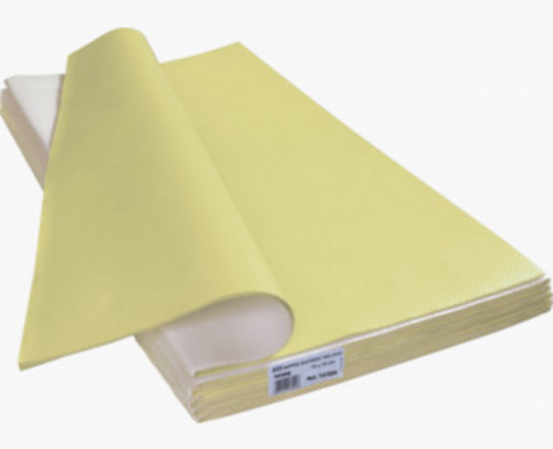Nappe ivoire papier 70x70 cm Tisslack Cogir (400 pièces)