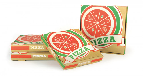 Boîte à pizza marron 40x40x4 cm (100 pièces)