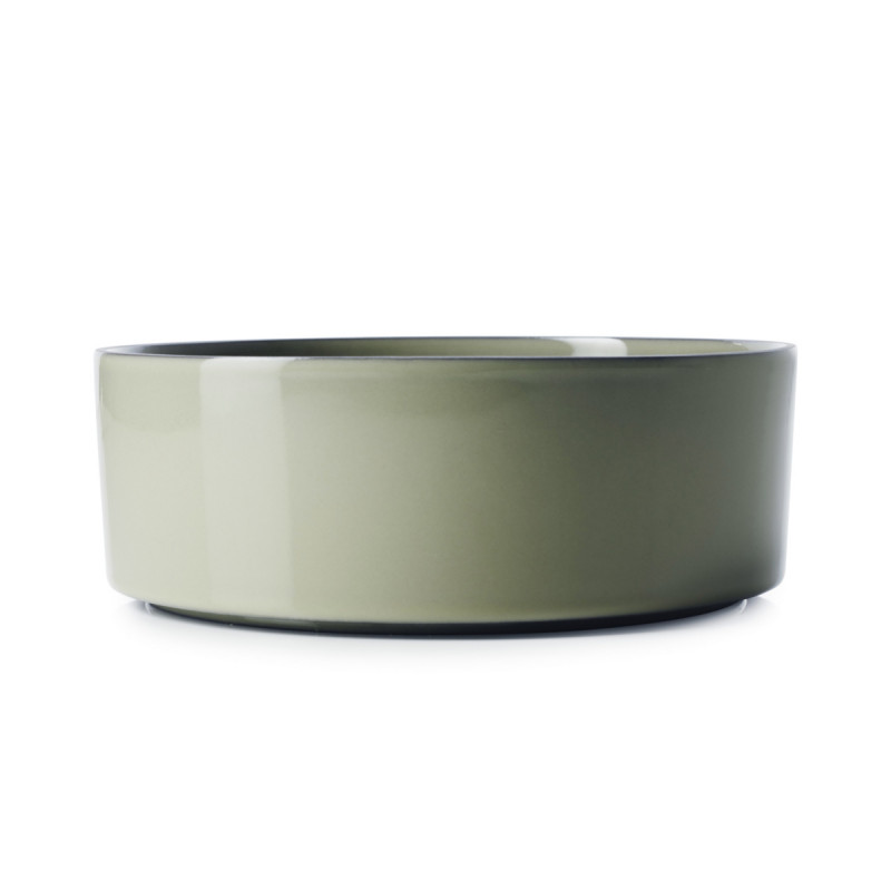 Saladier rond vert porcelaine Ø 19 cm Caractere Revol