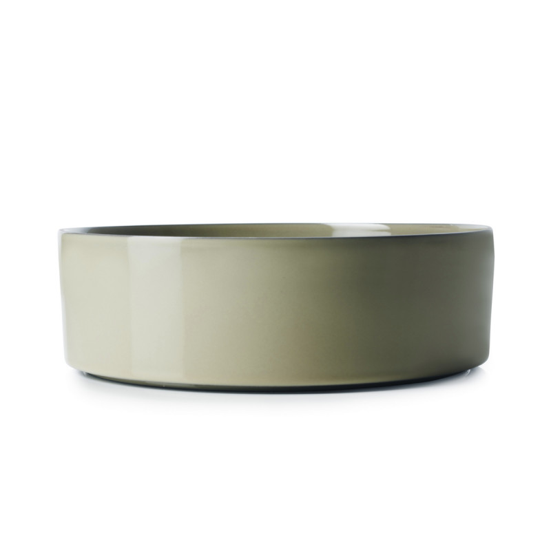 Saladier rond vert porcelaine Ø 25 cm Caractere Revol