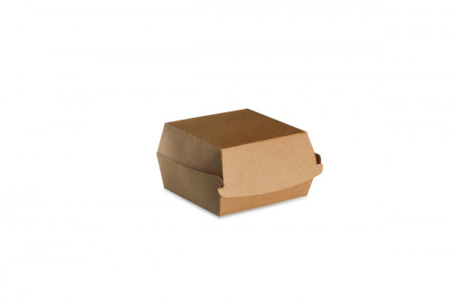 Boîte à burger brun 13x12x7 cm (100 pièces)