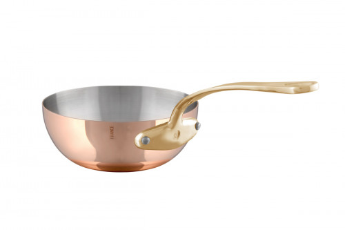 Sauteuse bombée cuivre inox Ø 20 cm 7 cm 1,9 L M'200 B Mauviel