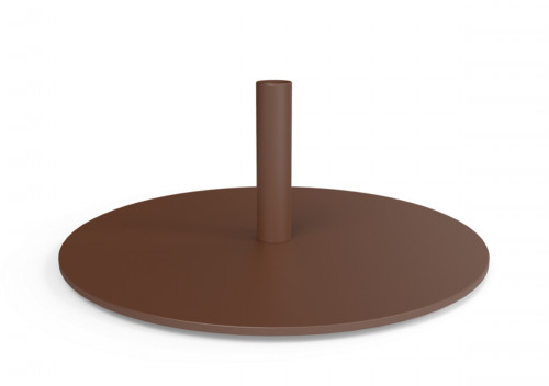 Pied base pour lampadaire rond rouille Ø 380 mm Paranocta