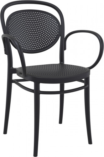 Fauteuil de terrasse noir 85x57x52 cm Marcel Flexmob