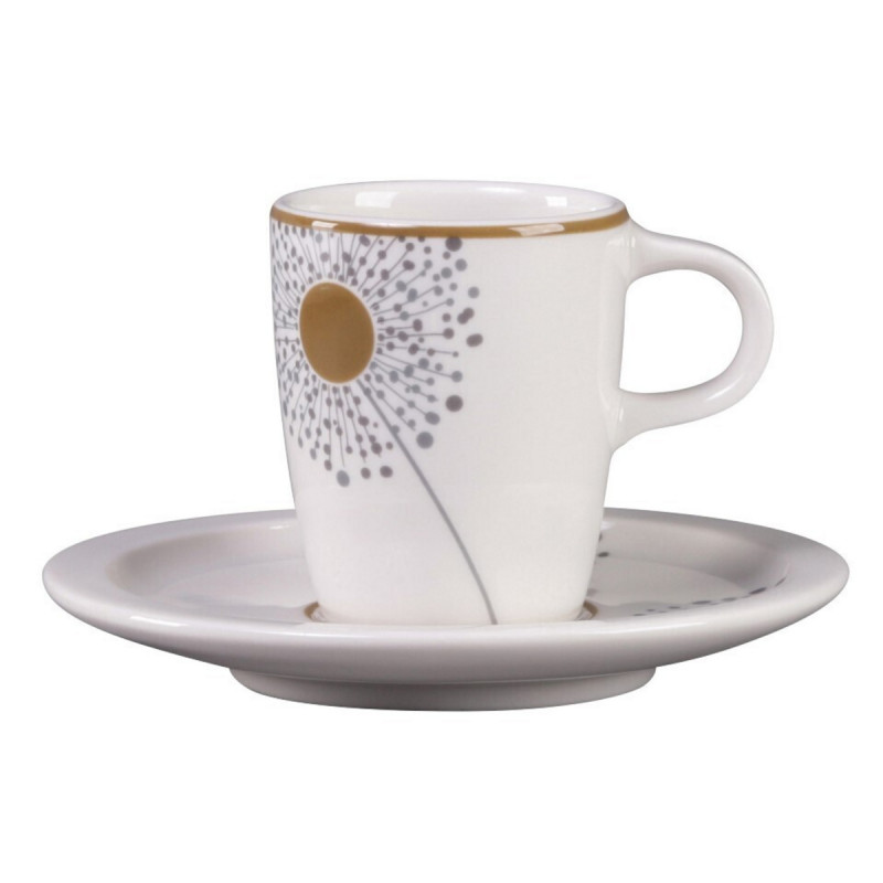 Tasse à expresso blanc porcelaine vitrifiée 9 cl Ø 5,8 cm Rakstone Ease Décor Spring Rak