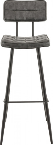 Tabouret de bar gris anthracite 92x37x50 cm Maurice Flexmob