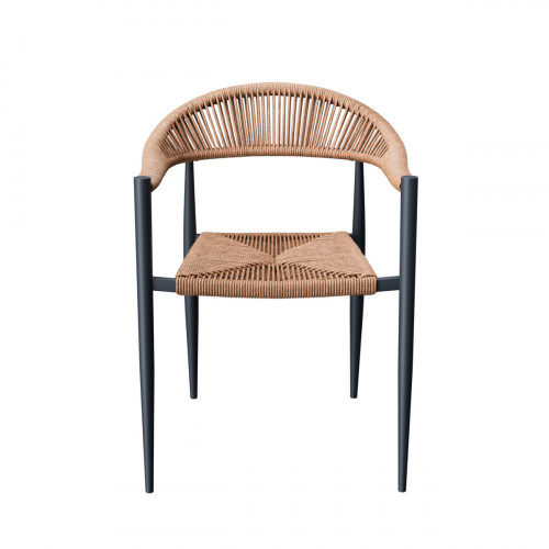 Fauteuil paille 77x57x58 cm Amsterdam Flexmob