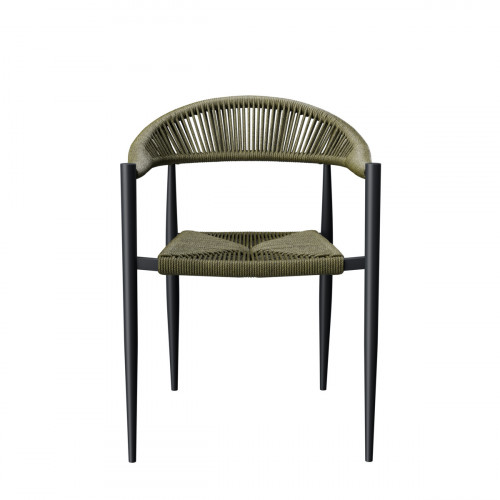 Fauteuil vert olive 77x57x58 cm Amsterdam Flexmob
