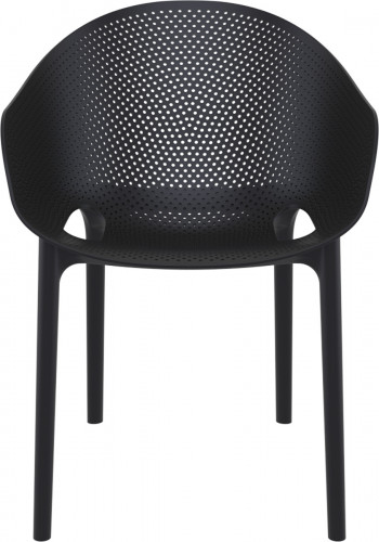 Fauteuil de terrasse noir 81x54x60 cm Sky Flexmob