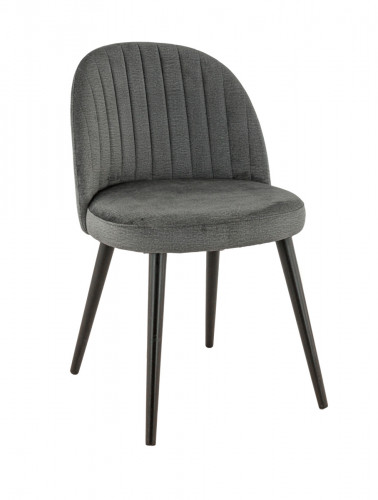 Chaise d'intérieur gris anthracite 81x49x55 cm Emile Flexmob
