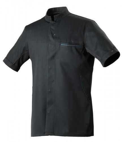Veste homme manches courtes noir T6 Dunes Robur