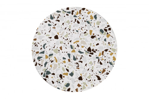 Assiette coupe creuse rond multicolore porcelaine Ø 26,9 cm Kerrazzo Rak