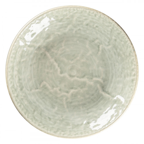 Assiette coupe creuse rond céladon porcelaine vitrifiée Ø 26,1 cm Krush Rak