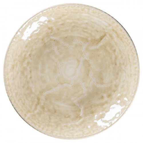 Assiette coupe creuse rond vanilla porcelaine vitrifiée Ø 26,1 cm Krush Rak