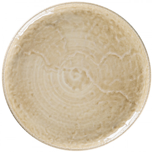 Assiette plate coupe rond vanilla porcelaine vitrifiée Ø 30,1 cm Krush Rak