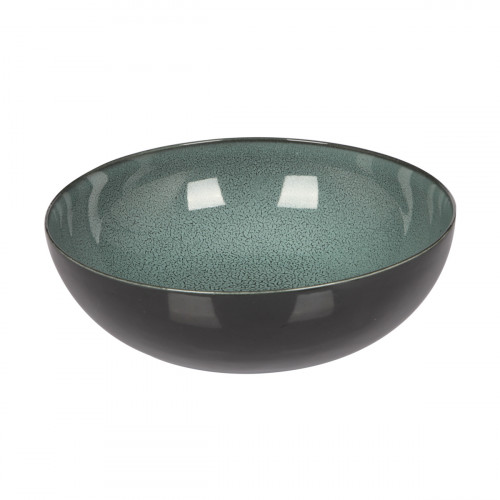 Bowl rond vert de gris porcelaine vitrifiée Ø 21 cm Javeil Velvet Astera