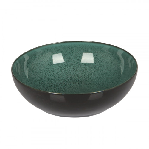 Bowl vert émeraude porcelaine Ø 21 cm Seagreen Velvet Astera