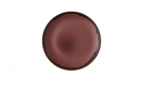 Assiette coupe plate rond prune porcelaine vitrifiée Ø 26 cm Harvest Dudson