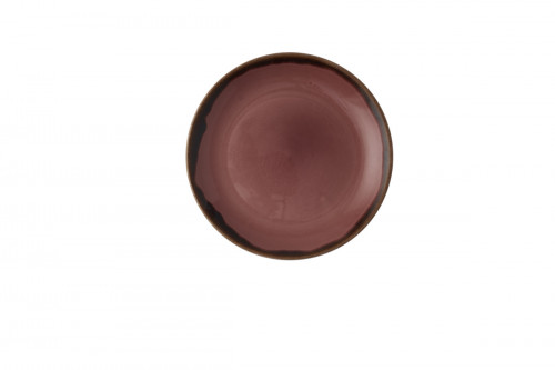 Assiette coupe plate rond prune porcelaine vitrifiée Ø 16,5 cm Harvest Dudson