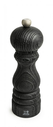 Moulin à poivre droit Nature black en hêtre Ø 5,9 cm 18 cm Paris Peugeot Saveurs