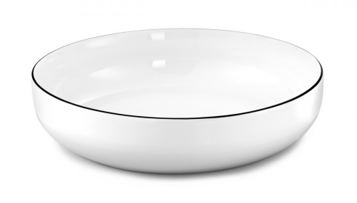 Assiette à pâtes rond blanc porcelaine Ø 20 cm Yaka Medard De Noblat