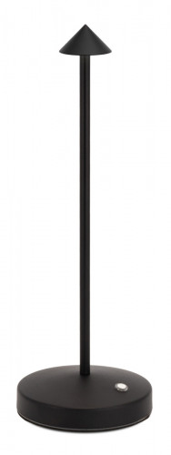 Lampe à led nomade noir Ø 11 cm 30 cm Angelina Securit