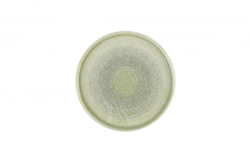Assiette plate rond vert porcelaine vitrifiée Ø 26 cm Harvest Grain Dudson