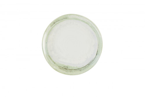 Assiette plate organique vert porcelaine vitrifiée Ø 27 cm Finca Flint Dudson