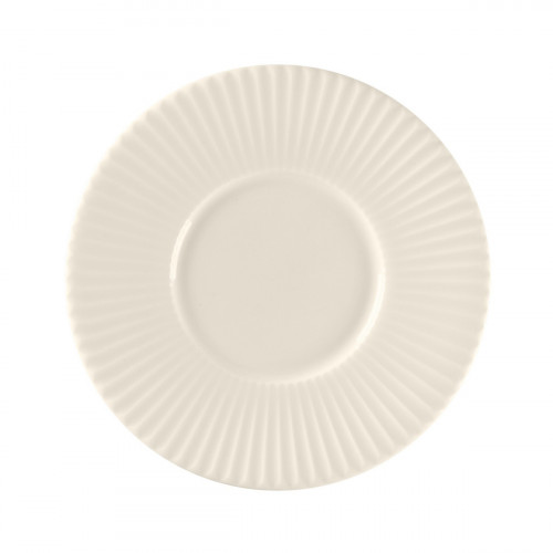 Sous tasse à café / thé rond blanc porcelaine bone china Ø 14,9 cm Spectra Rak