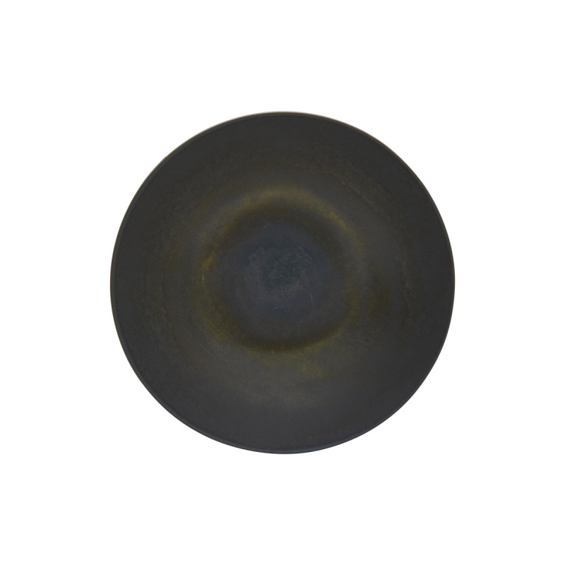 Assiette bowl rond gris brun grès Ø 25 cm Enigma Accolade