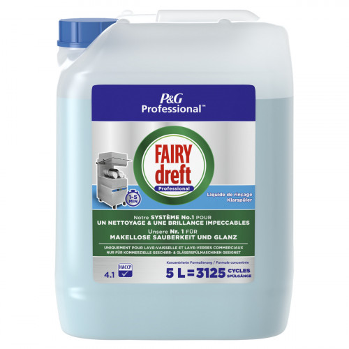 Liquide rinçage machine 5 L Fairy (5 pièces)